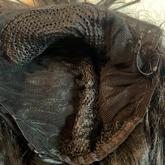 Curly Long Black Wig with Bang Full Cap - Picture 3 of 7